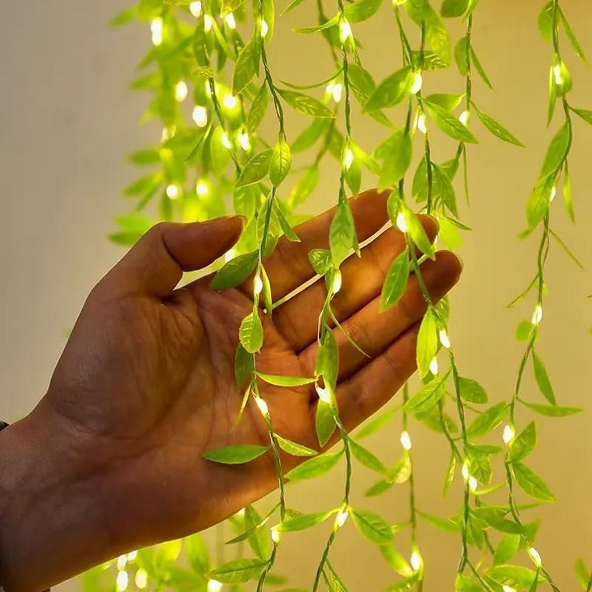 Artificial Leaf Curtain LED String Light Pack of 1 (10 Strings)