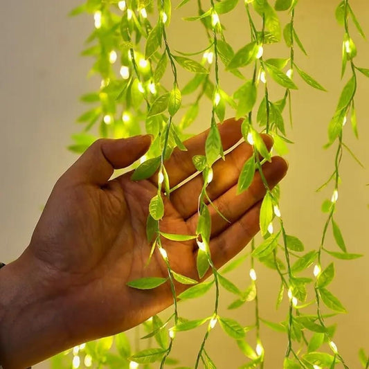 Artificial Leaf Curtain LED String Light Pack of 1 (10 Strings)